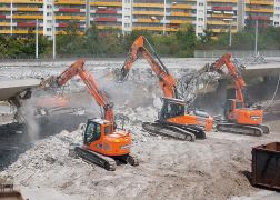 Abriss Bruecke In Jena Lobeda 00016